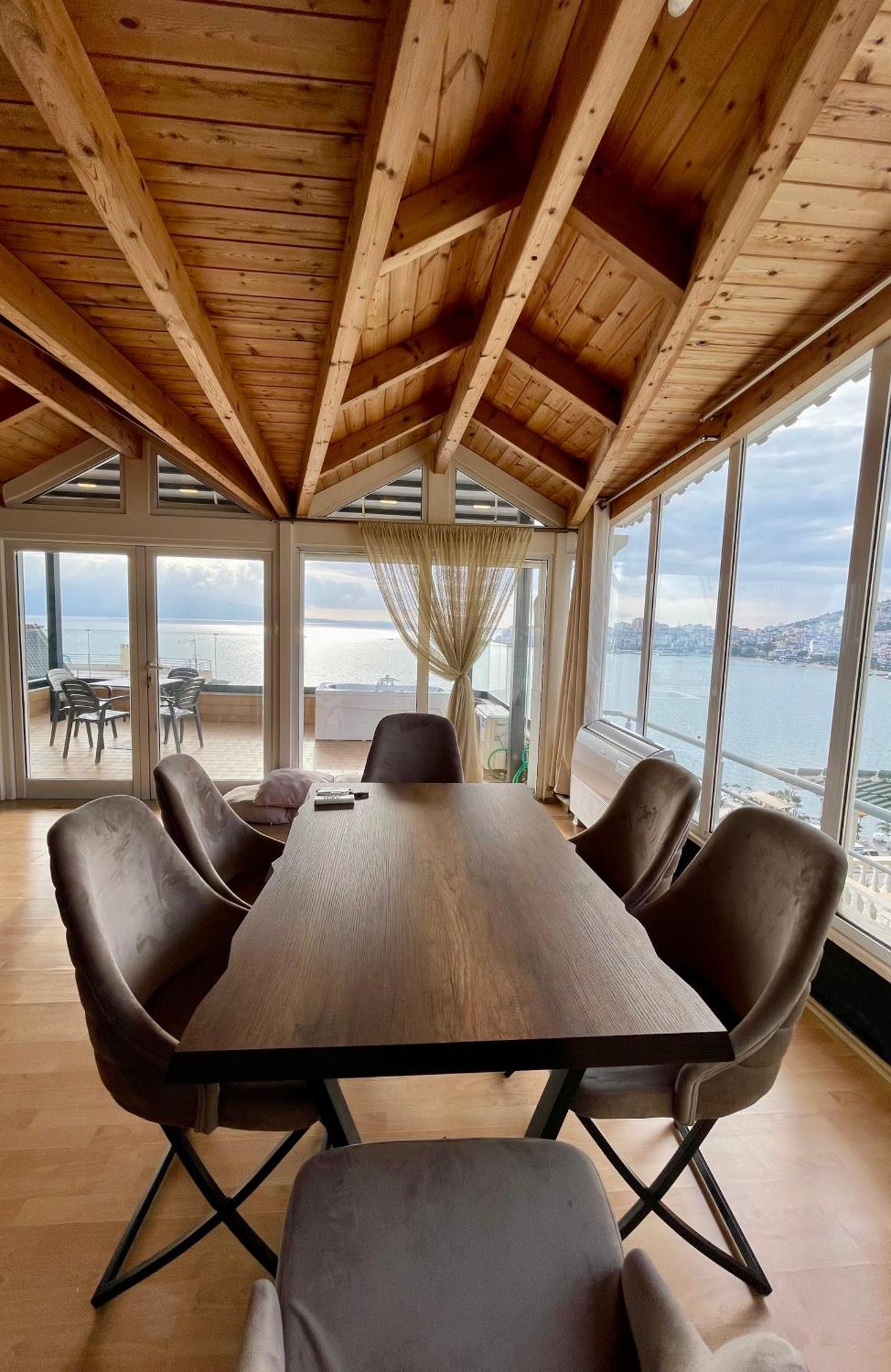 Apartamento Seaview Golden Penthouse Sarandë Exterior foto