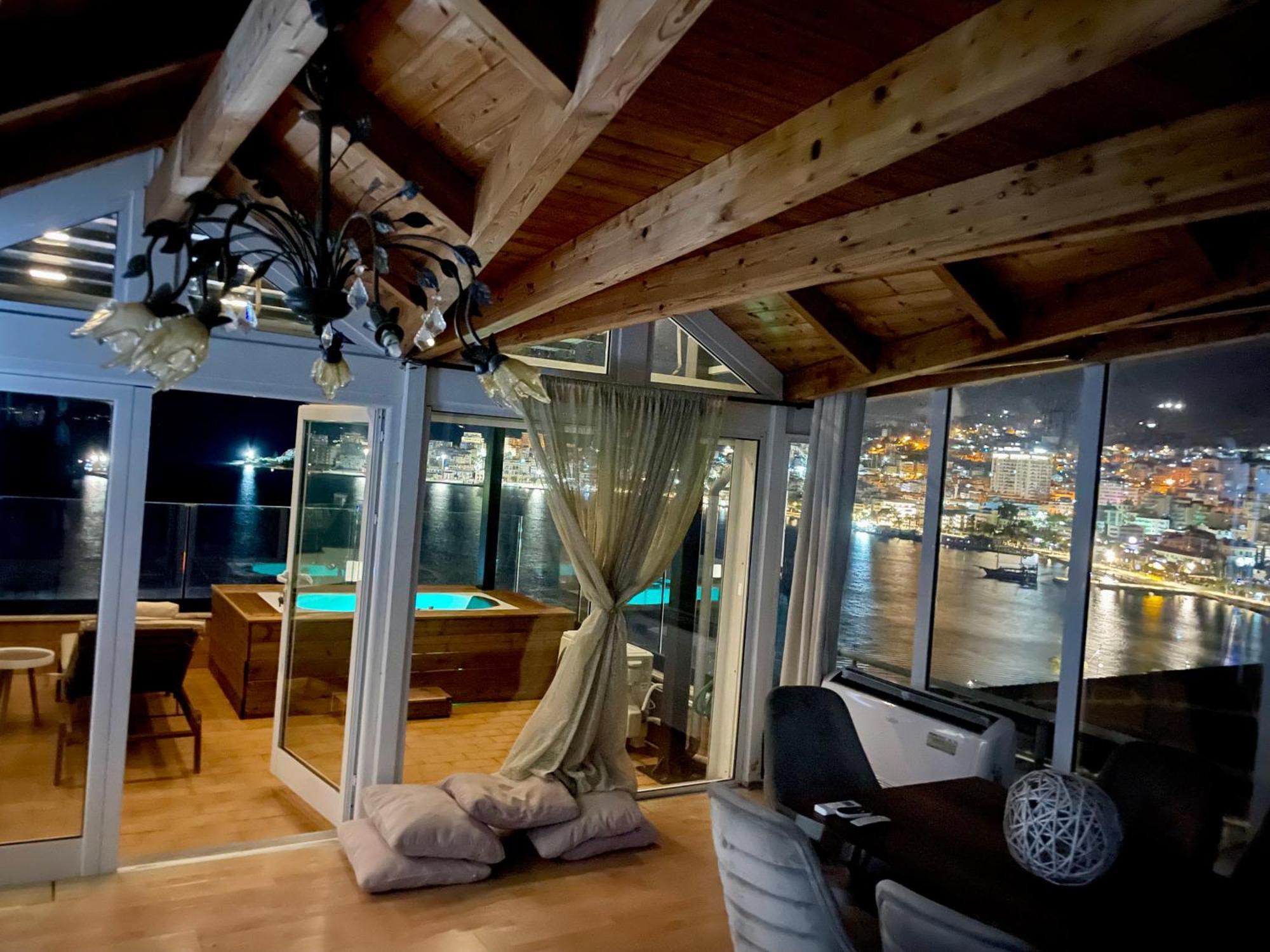 Apartamento Seaview Golden Penthouse Sarandë Exterior foto
